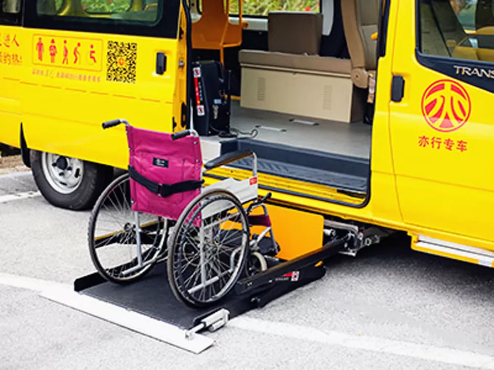 Servizio di viaggio per il benessere pubblico accessibile