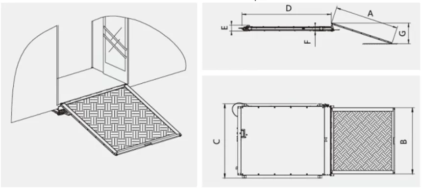 EWR-L Electric Wheelchair Ramp