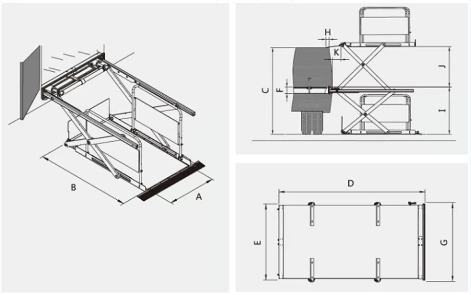 UVL-700II/1300II/1600II-H Wheelchair Lift (In Luggage)