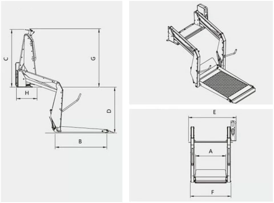WL-D-880 Wheelchair Lift